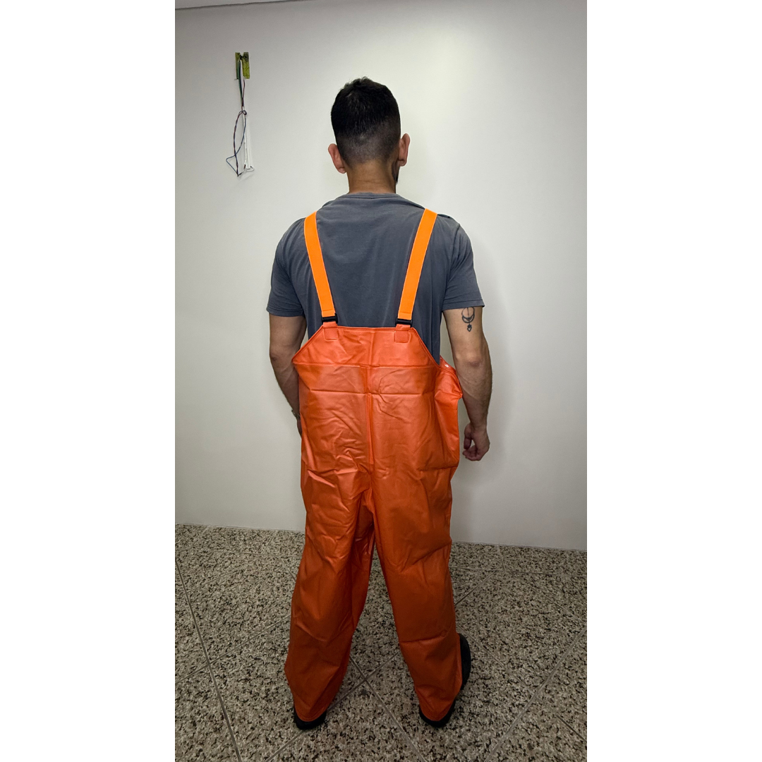 Jardineira Impermeável Laranja