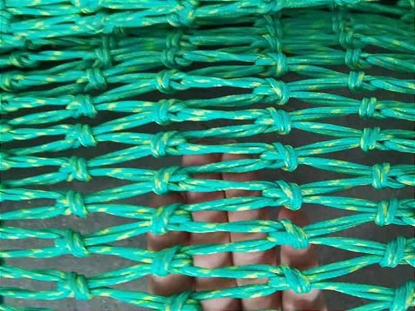 Rede de Arrasto Trançada de Polietielino (PE) Verde