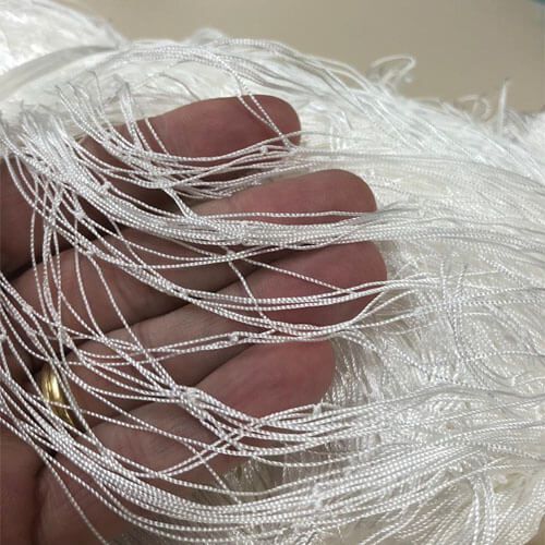 Rede Pesca Multi Mono com Nó - 210D/4 Poliamida (Branca)