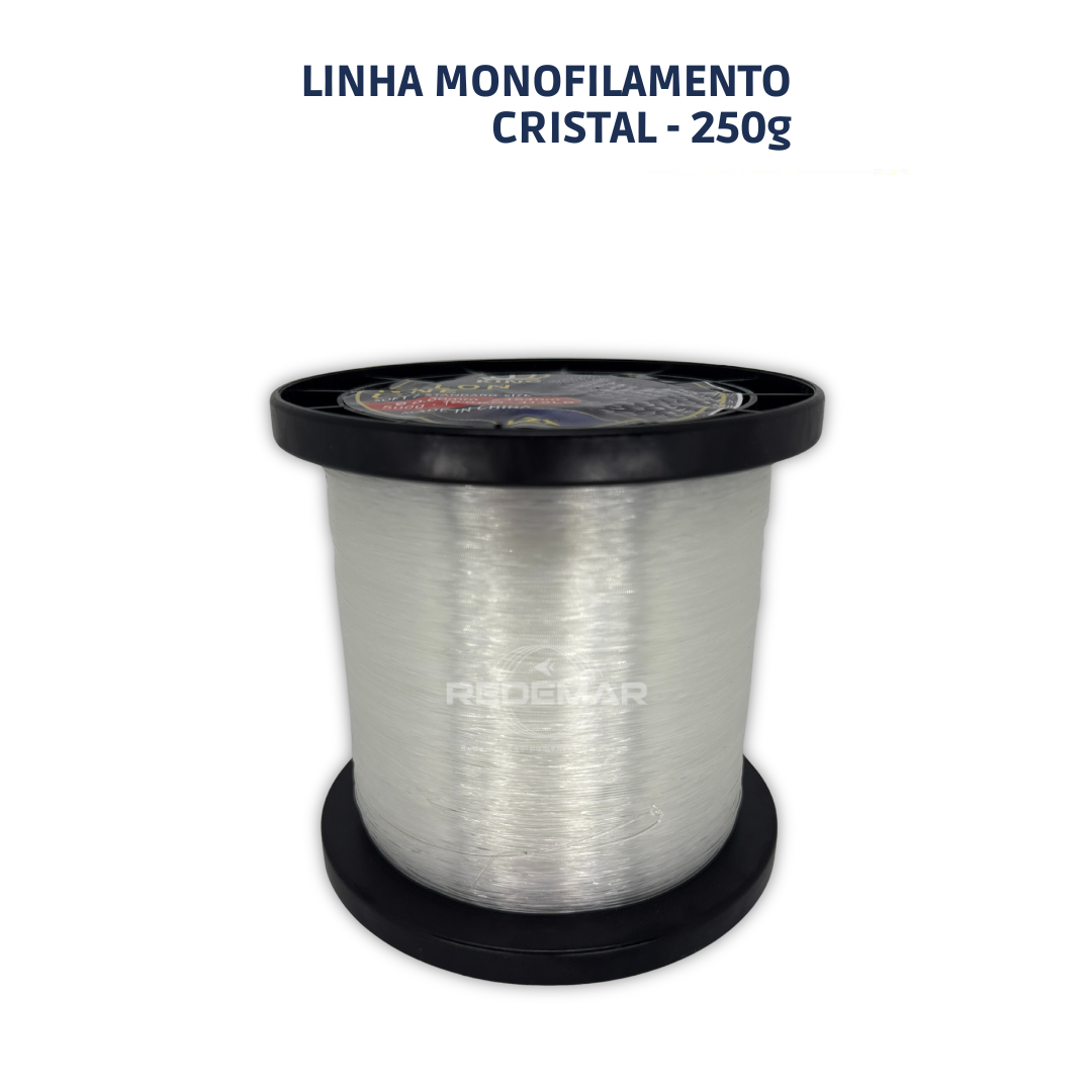 Linha Nylon Mono King para Pesca (PA - Poliamida) - Rolo 250 gramas